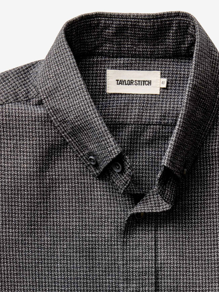 Jack Shirt- Coal Jaspe Check Oxford Taylor Stitch Shirts