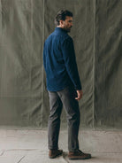 Jack Shirt- Heather Rinsed Indigo Pincord Taylor Stitch Shirts