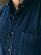 Jack Shirt- Heather Rinsed Indigo Pincord Taylor Stitch Shirts