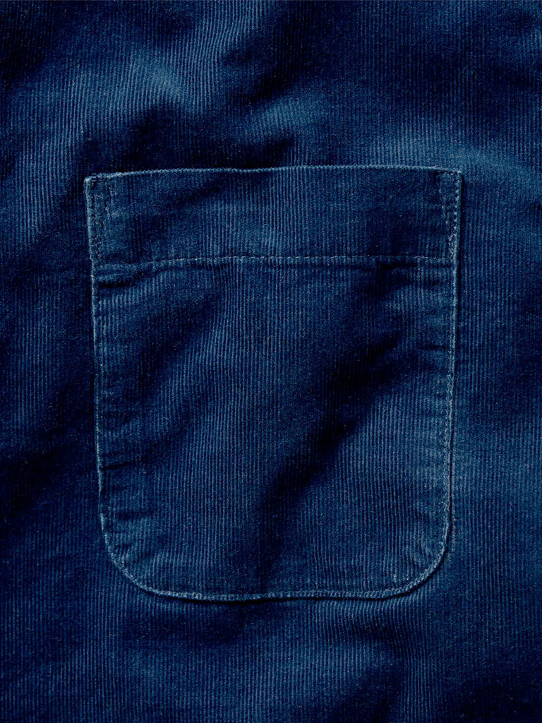 Jack Shirt- Heather Rinsed Indigo Pincord Taylor Stitch Shirts