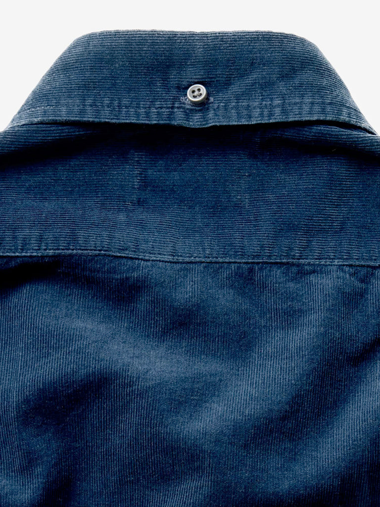 Jack Shirt- Heather Rinsed Indigo Pincord Taylor Stitch Shirts