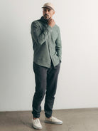 Jack Shirt- Deep Sea Twist Waffle Taylor Stitch Shirts