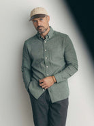 Jack Shirt- Deep Sea Twist Waffle Taylor Stitch Shirts