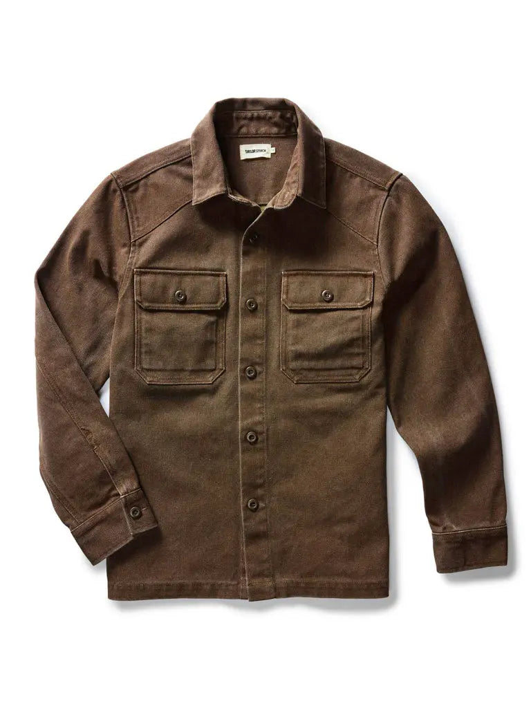 Shop Shirt- Aged Penny Chipped Canvas Taylor Stitch