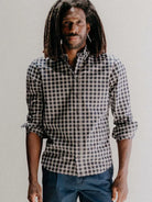 Jack Shirt- Deep Blue Plaid Taylor Stitch