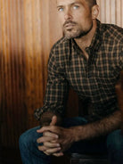 Jack Shirt- Mulch Plaid Taylor Stitch