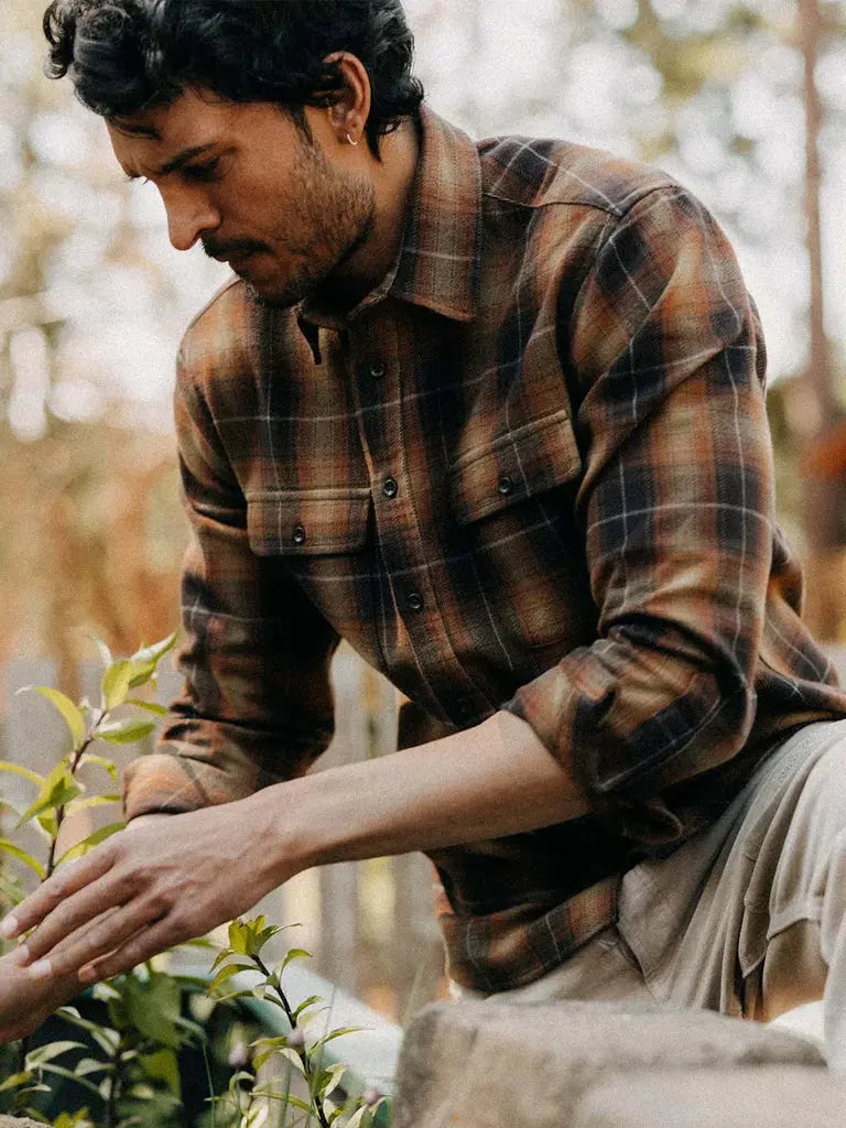 Yosemite Shirt- Bonfire Plaid Taylor Stitch