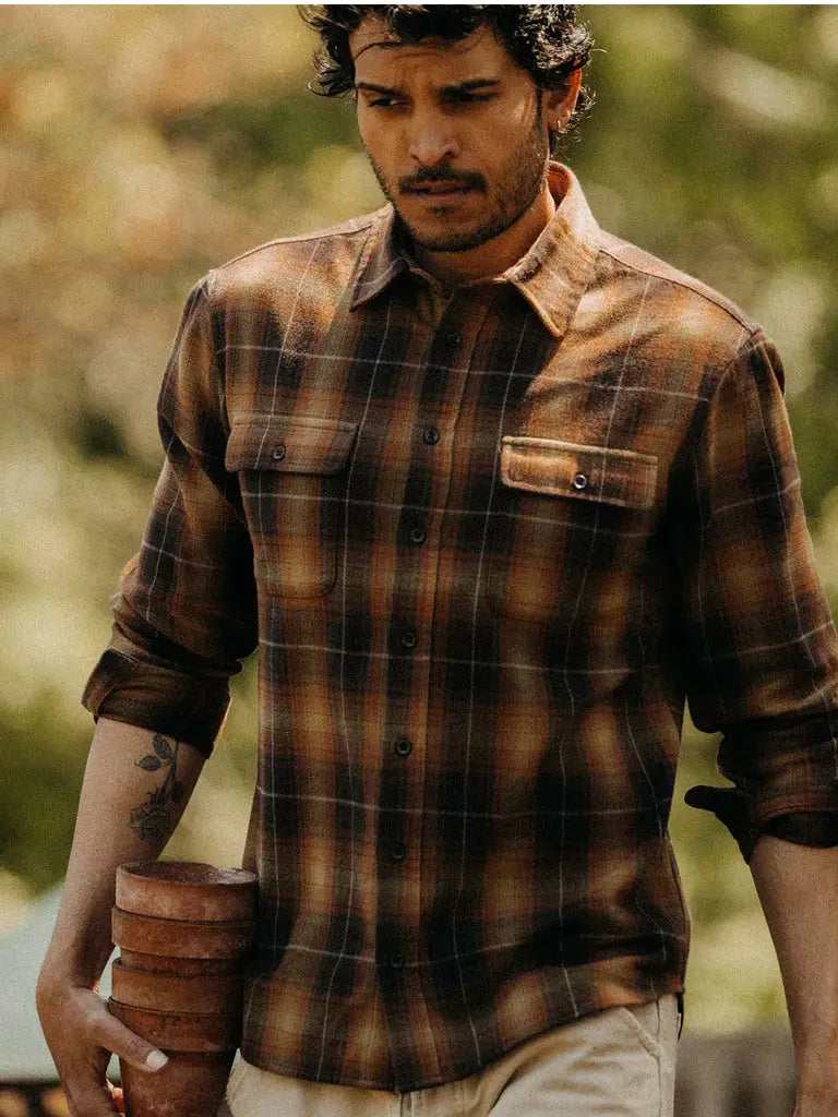 Yosemite Shirt- Bonfire Plaid Taylor Stitch