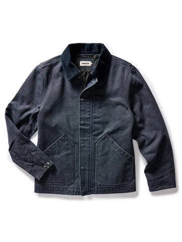 Workhorse Jacket- Navy Chipped Canvas