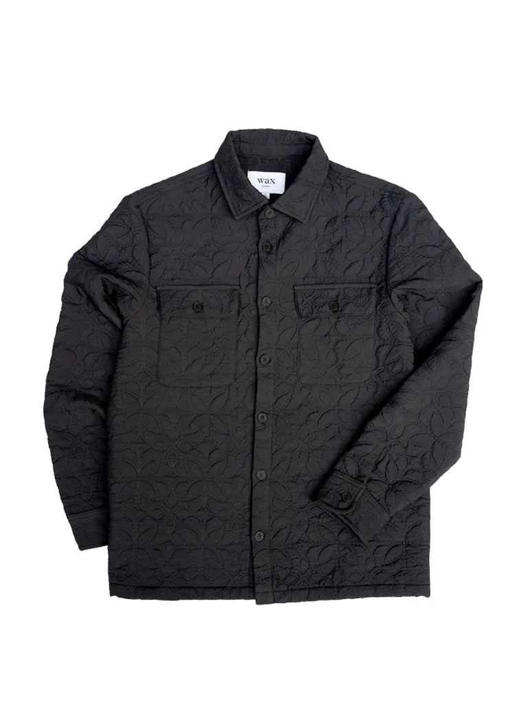 Lomond Overshirt- Black Petal Wax London