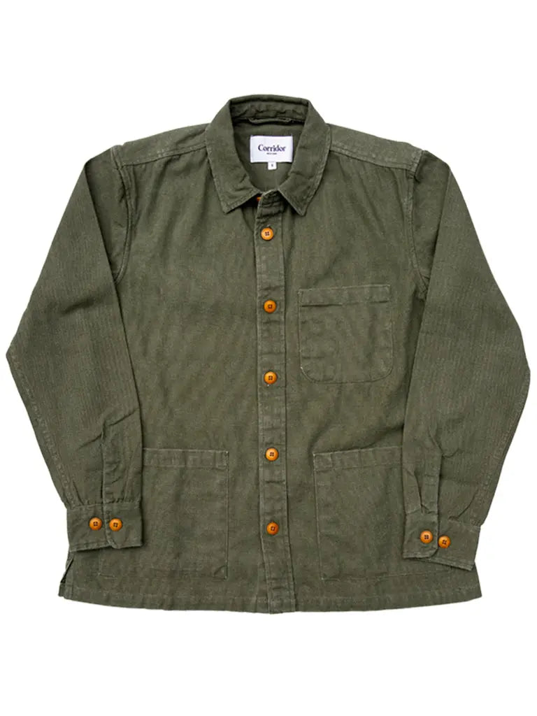 Duck Dye Overshirt- Army - Eames NW