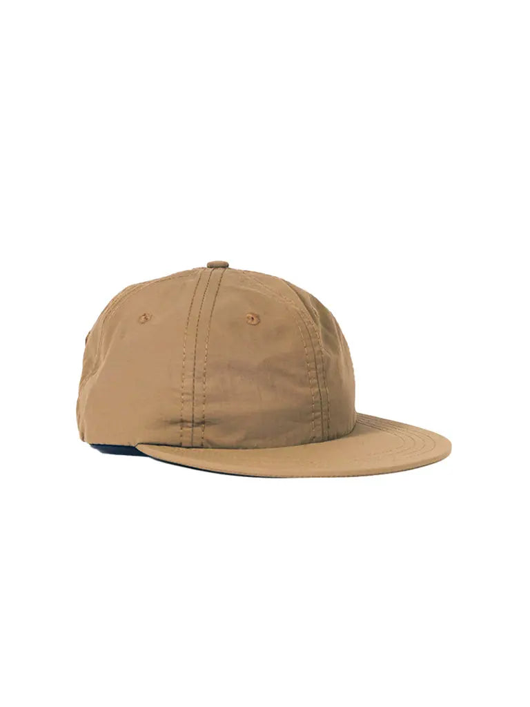 Nylon Twill Weather Cloth 6 Panel Cap- Khaki - Eames NW