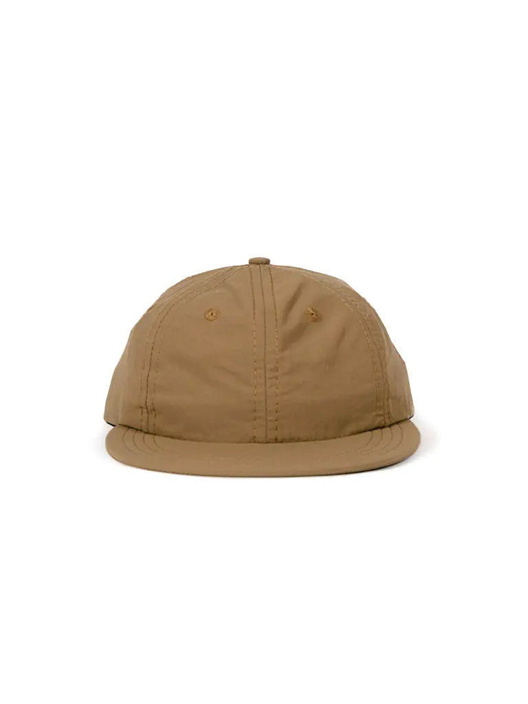 Nylon Twill Weather Cloth 6 Panel Cap- Khaki