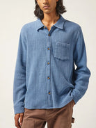 Waffle LS Shirt- Indigo Corridor Shirts
