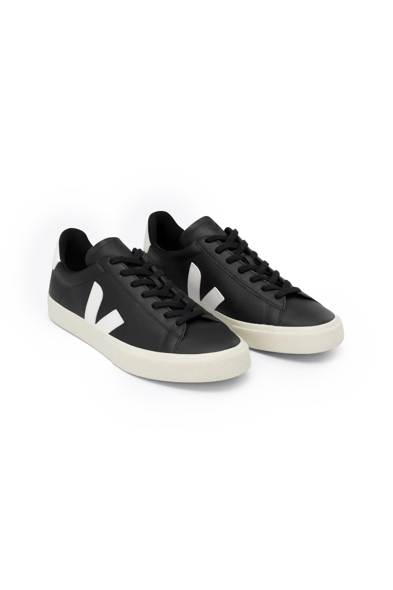 Campo Chromefree Leather- Black/White Veja