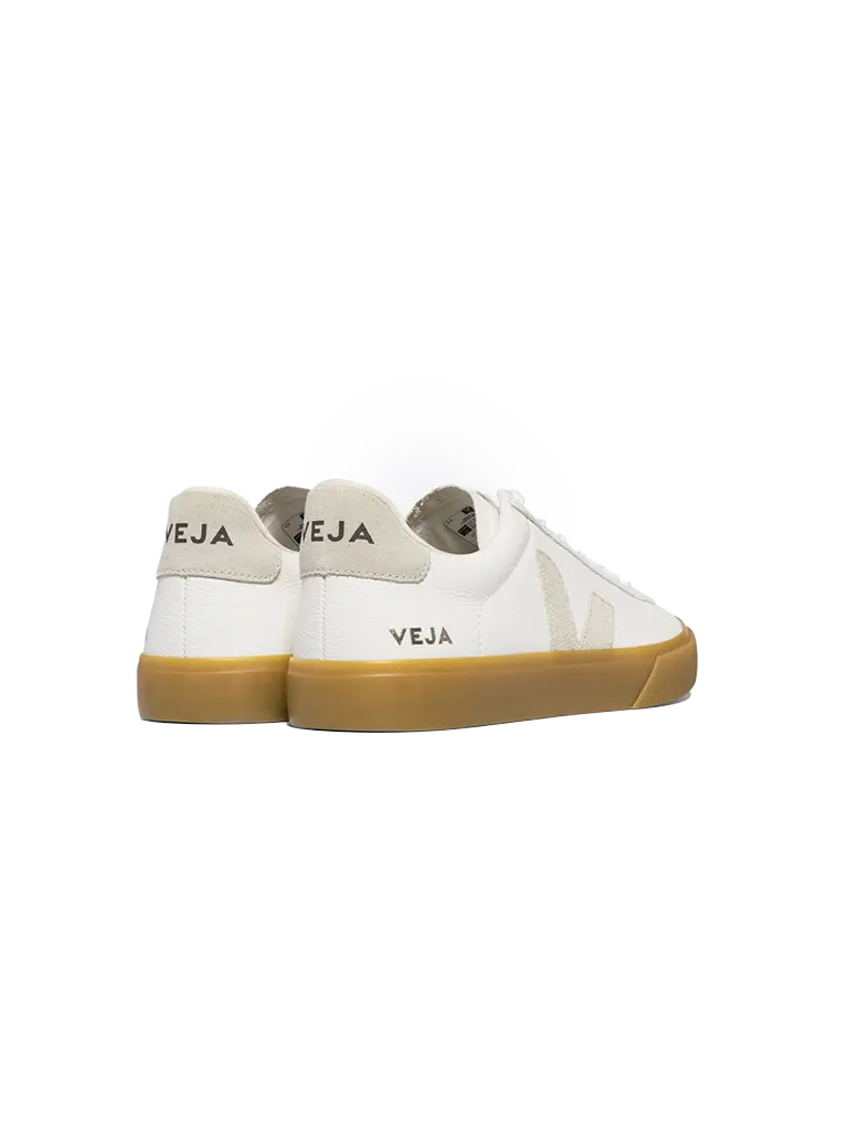 Campo Chromefree Leather- White/Natural/Gum Veja