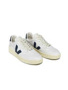 V-90 Leather- Extra White/Nautico Veja