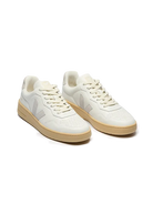 V-90 Leather- White/Light Grey Veja