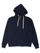 Made In Japan Tubular Zip Hoodie- Navy - Eames NW