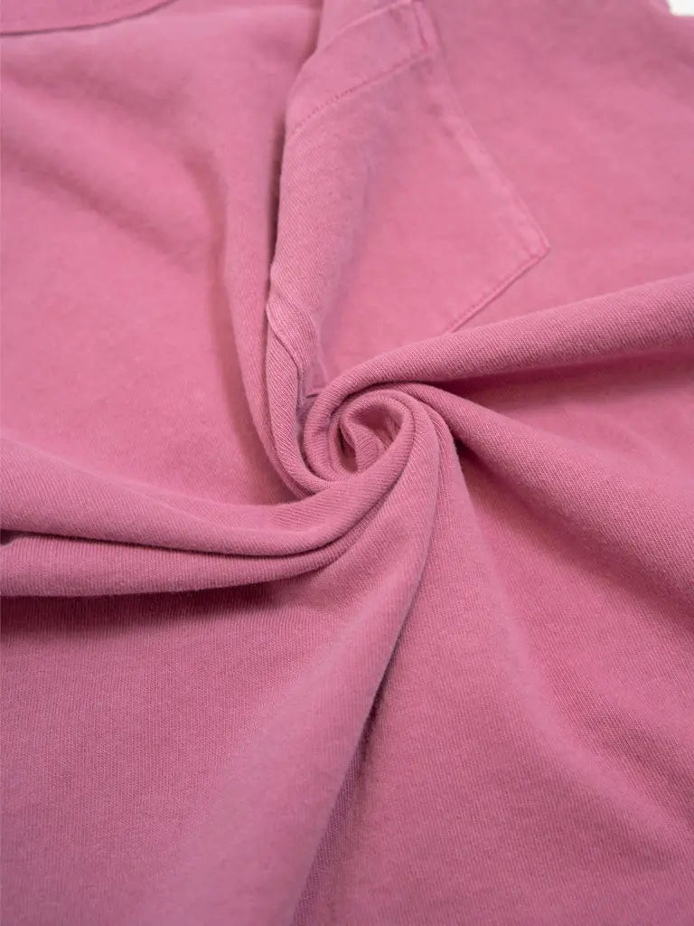 Pigment Dyed Crew Pocket Tee- Regal Purple Velva Sheen