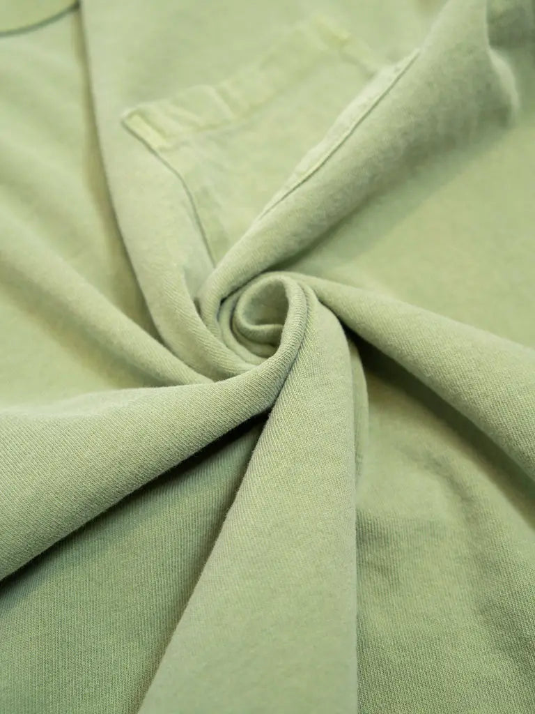 Pigment Dyed Crew Pocket Tee- Spruce Velva Sheen