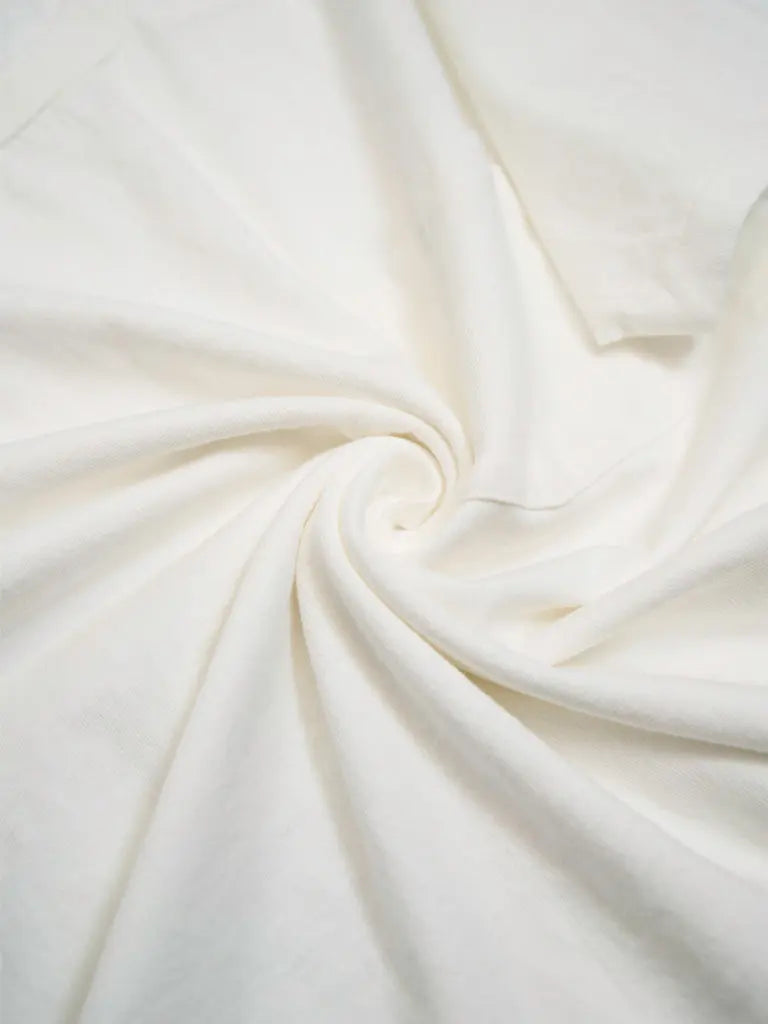 Pigment Dyed Crew Pocket Tee- Off White Velva Sheen