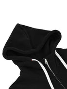 Made In Japan Tubular Zip Hoodie- Black - Eames NW