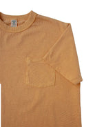 Pigment Dyed Crew Pocket Tee- Apricot Velva Sheen