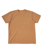 Pigment Dyed Crew Pocket Tee- Apricot Velva Sheen