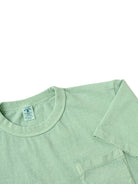 Pigment Dyed Crew Pocket Tee- Nephrite Velva Sheen