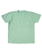 Pigment Dyed Crew Pocket Tee- Nephrite Velva Sheen