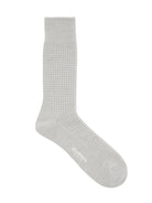 Marino Waffle Sock- Light Grey Druthers Socks