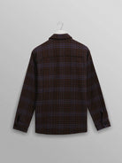 Whiting Overshirt- Brown/Blue Skate Check Wax London Jackets