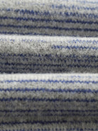 Alpha Zip Polo- Grey/Blue Space Dye Wax London Sweaters