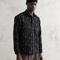 Whiting Shirt- Black Totem Quilt - Eames NW