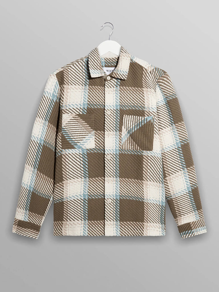 Whiting Shirt- Khaki Lever Check