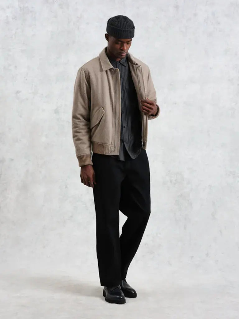 ジャケット・アウター archive   wool bomber jacket Wax London | Knoll Bomber Jacket- Natural Wool – Eames NW
