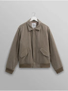 Knoll Bomber Jacket- Natural Wool Wax London