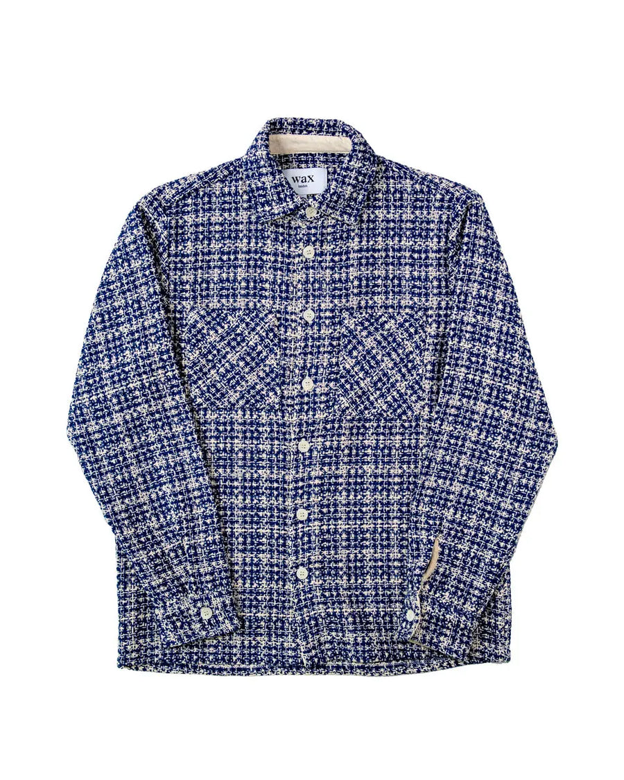 Whiting Shirt- Mercer Check Blue - Eames NW