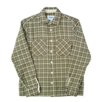 Whiting Shirt- Mercer Check Khaki - Eames NW