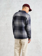 Whiting - Navy And Blue Ombre Check Wax London