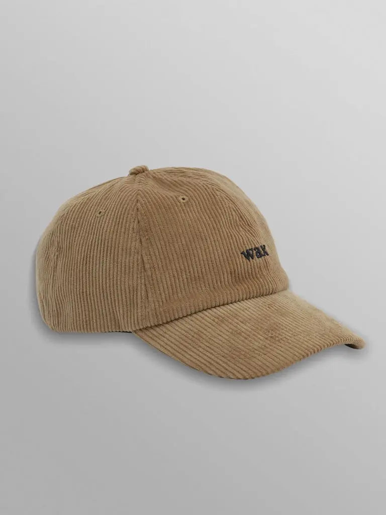 Spencer- Sand Corduroy Sports Cap Wax London