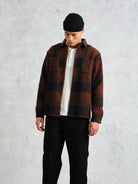 Whiting- Multicolour Check Mohair Overshirt Wax London