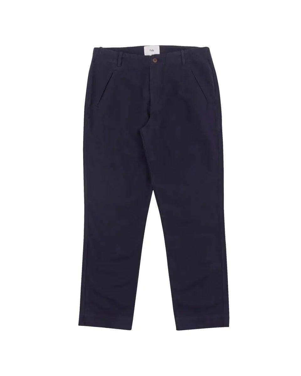 Lean Assembly Pant- Navy Moleskin - Eames NW