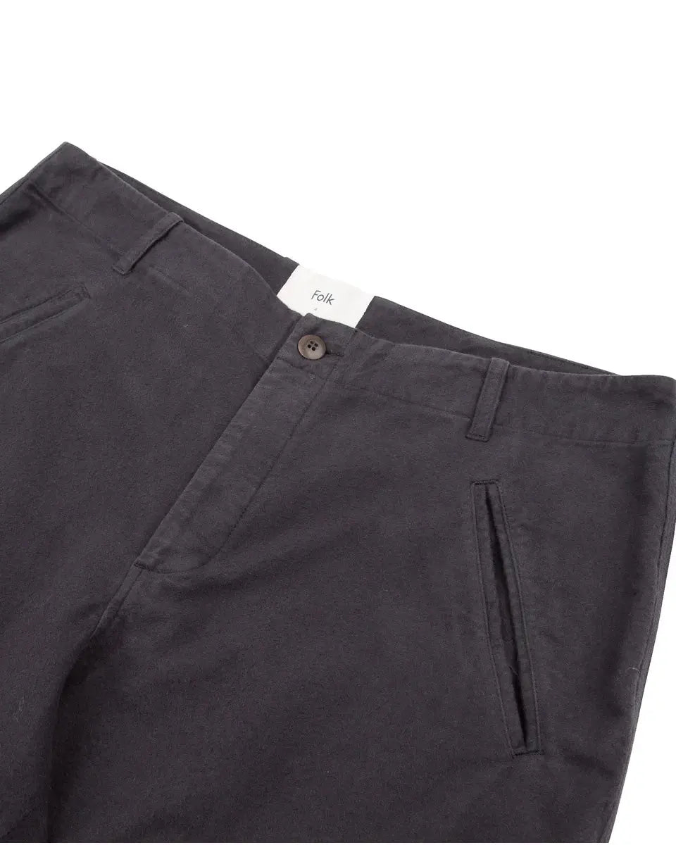 Lean Assembly Pant- Navy Moleskin - Eames NW