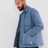 Wadded Assembly Jacket- Soft Blue