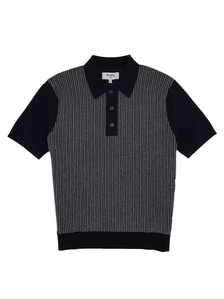Turin Polo- Multi Stripe Wax London Shirts