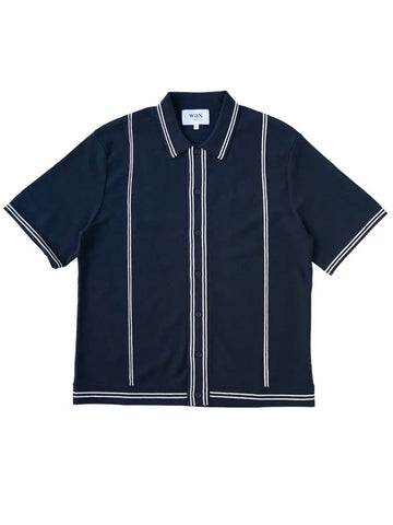 Minori Shirt- Navy Wax London