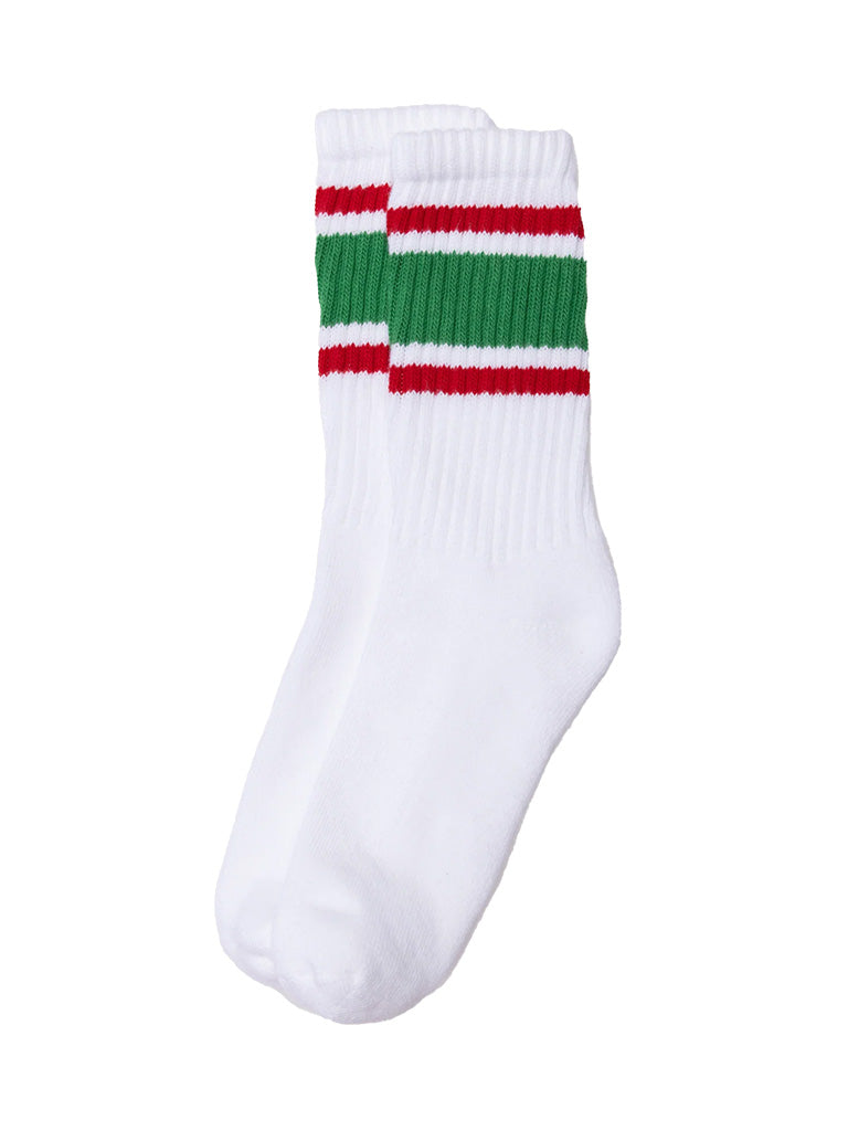 Retro Supporter Stripe- Mexico American Trench Socks