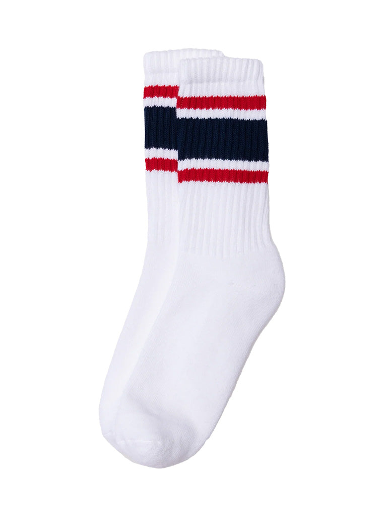 Retro Supporter Stripe- USA American Trench Socks
